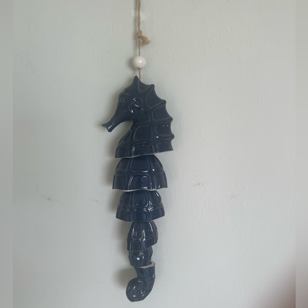 Nautical Blue Seahorse Wall Hanging